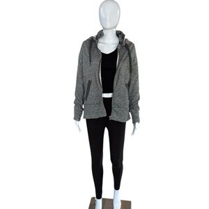 American Apparel California Fleece Hoodie in Gray